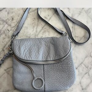 Vince Camuto Textured Gray Crossbody Bag